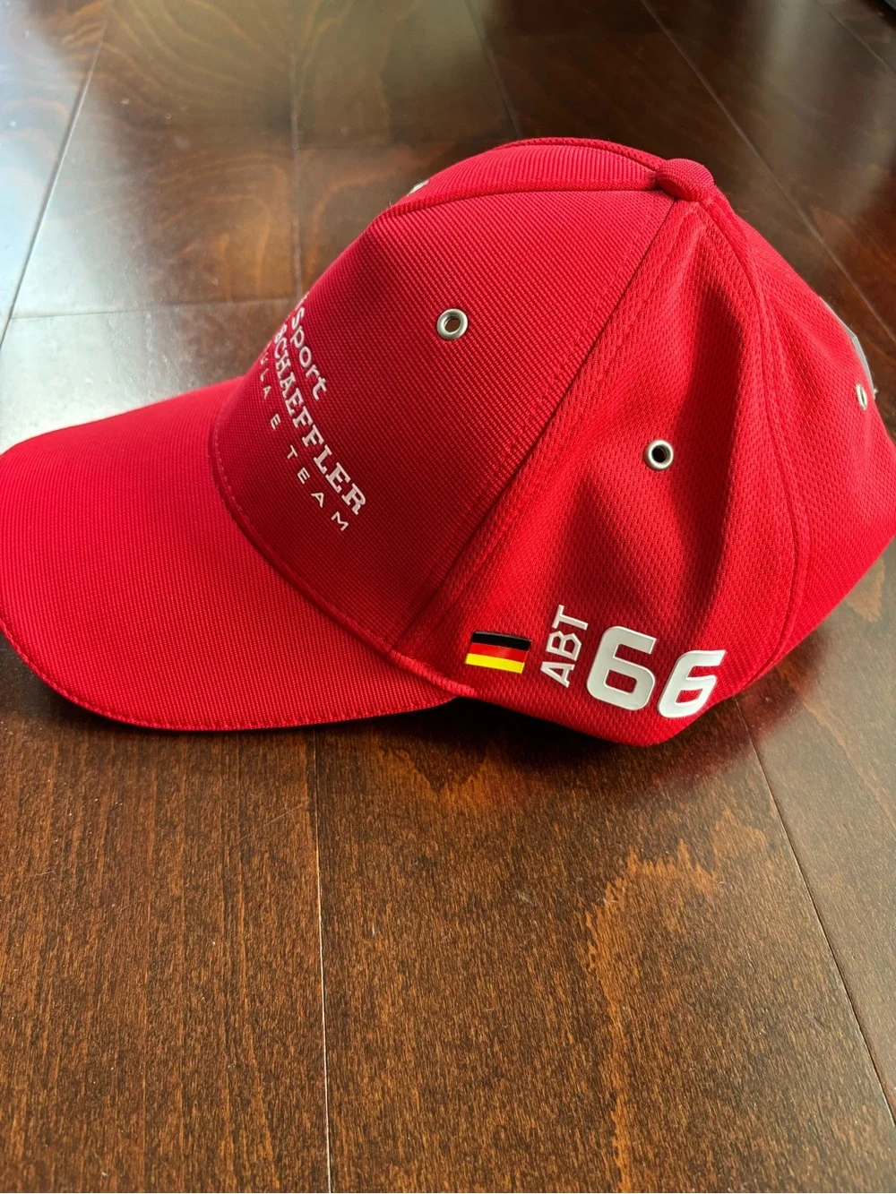 Audi Sport ABT Schaeffler Formula E Team Hat, Red, Adjustable Back, NWOT